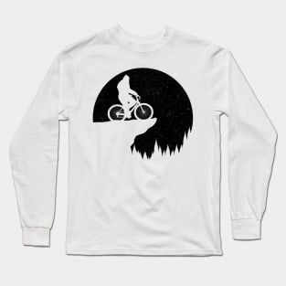 Bigfoot Riding Bike Long Sleeve T-Shirt